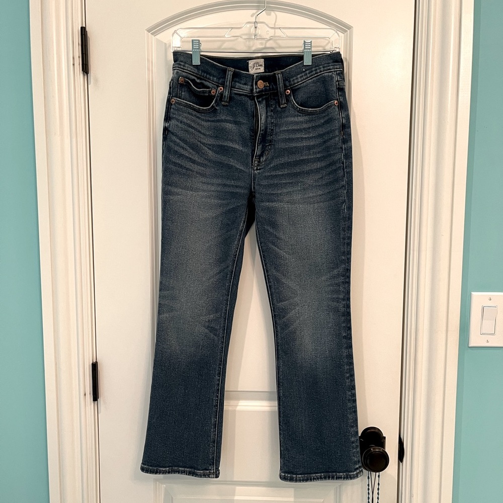 J Crew (cropped) Bootleg Jean… FREE SHIPPING